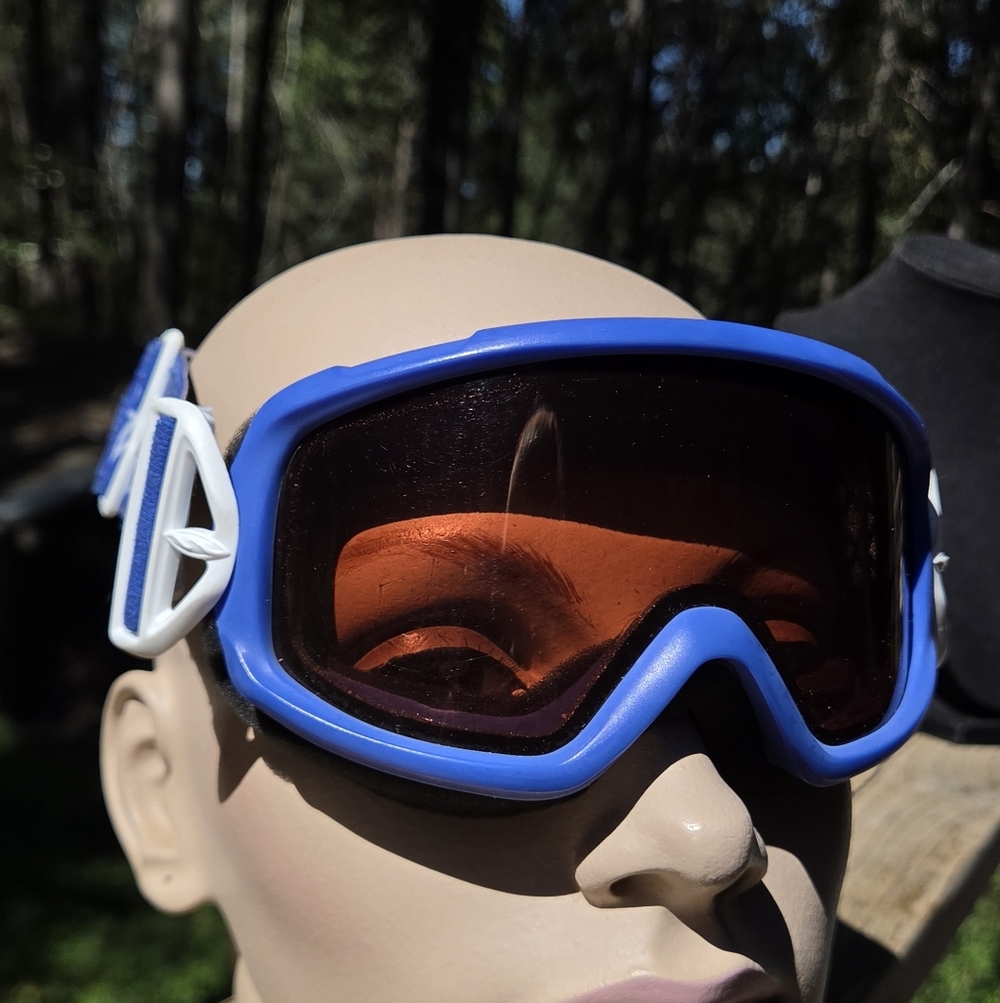 SMITH Blue Frame Orange Lens Ski/Snowboard Goggles GREAT Condition - Picture 3 of 8